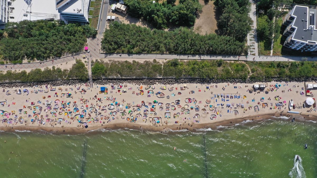 Słaby sezon nad Morzem Bałtyckim.