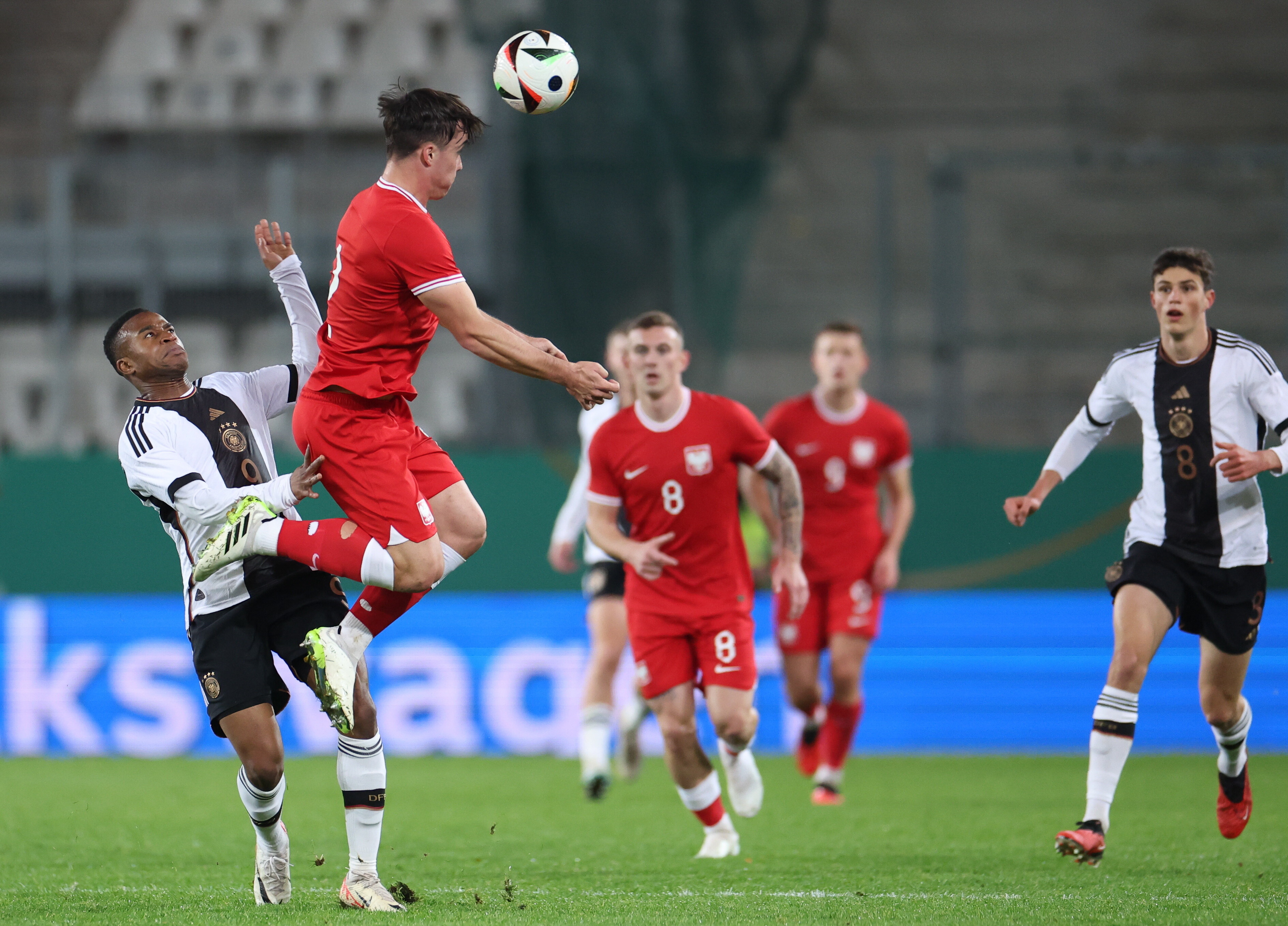 Polish youth team arrested.  Good match against Germany, but the result is not correct
