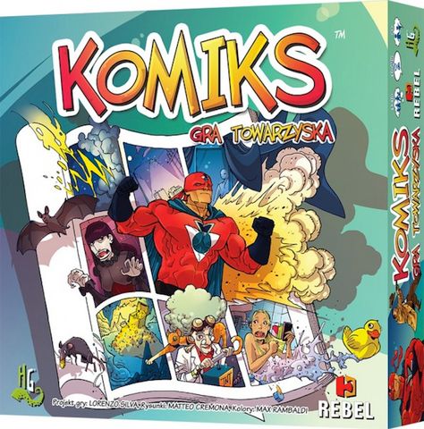 Recenzja gry „Komiks” od Wydawnictwa Rebel