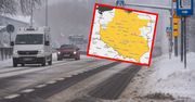 Silny mróz i śnieżyce. Niemal cały kraj na żółto