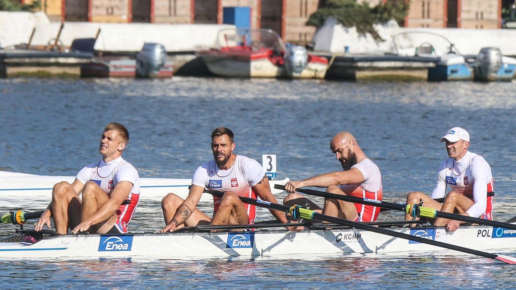 Getty Images / Foto Olimpik/NurPhoto / Polska czwórka w składzie Wilangowski, Burda, Brzeziński, Szpakowski