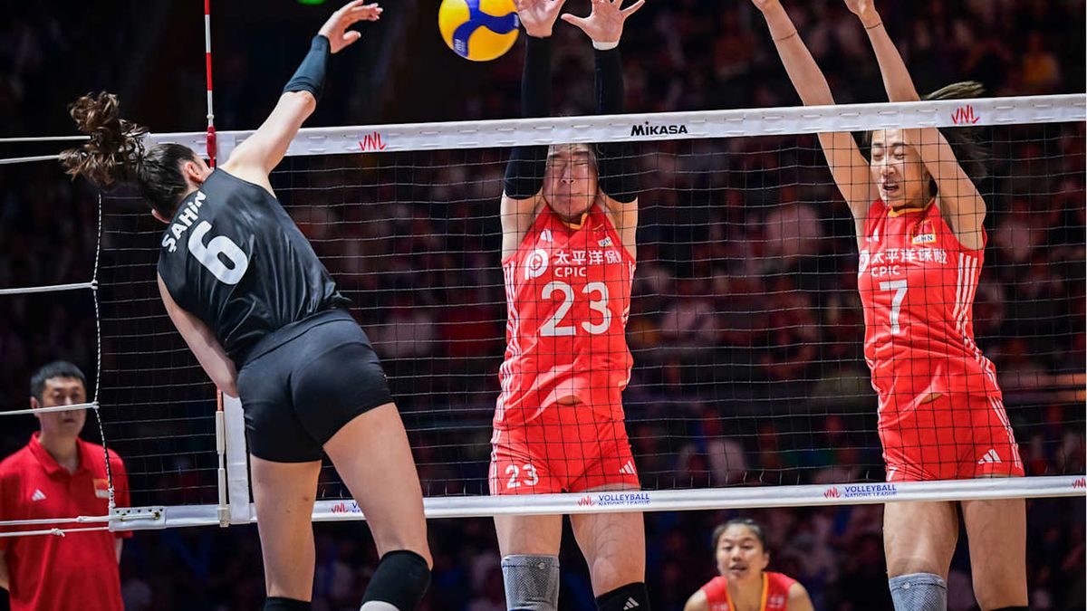 Materiały prasowe / FIVB / Mecz Chiny - Turcja w Lidze Narodów Kobiet 2025