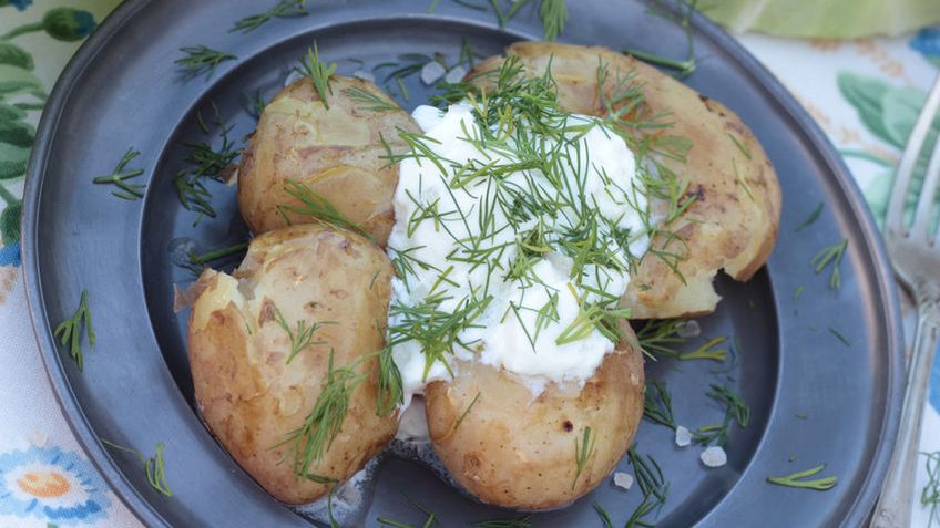 Ziemniaki gotowane w mundurkach bez dodatku soli
