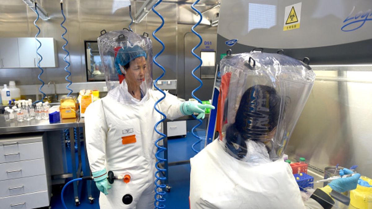 Laboratorium w Wuhan w Hubei