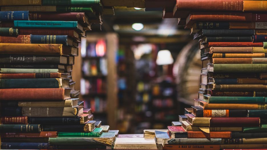 Książki w bibliotece