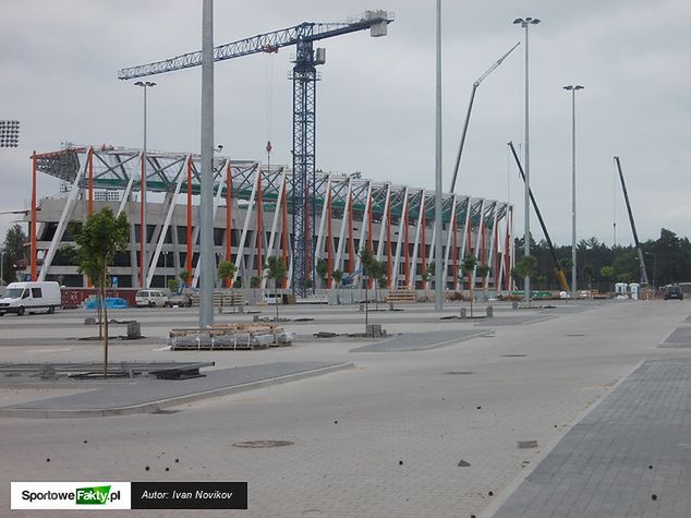 Parking i nowa trybuna Stadionu Miejskiego w Białymstoku