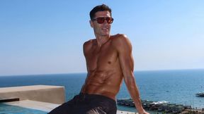 Ależ forma. Lewandowski pokazał się bez koszulki