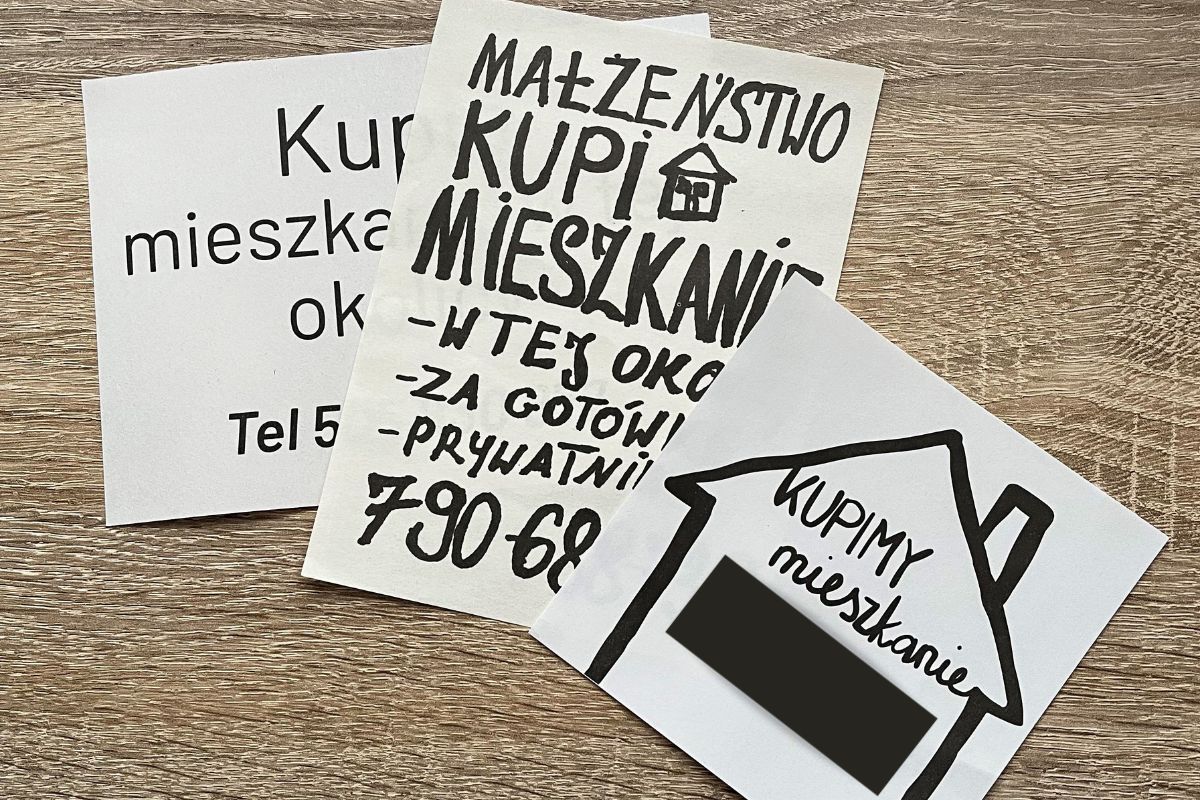 Przykłady kartek ze skrzynki