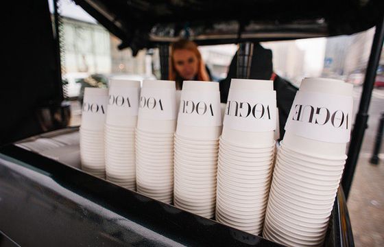 „Vogue Polska” promował się mobilnymi kawiarniami