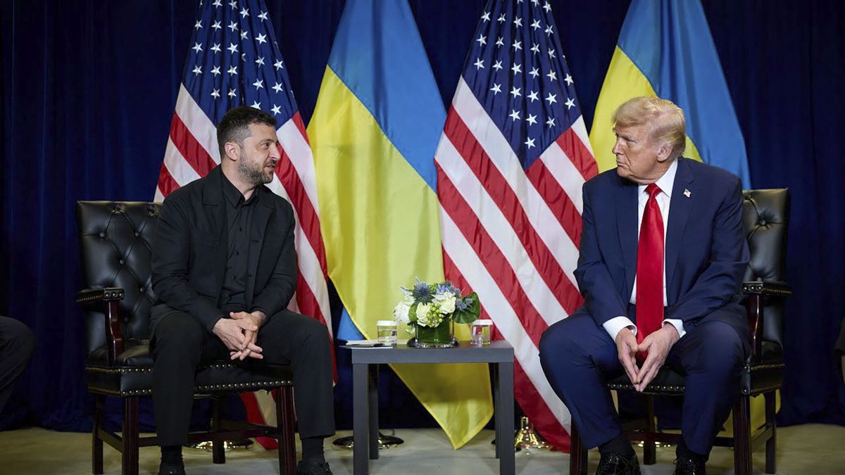 Wołodymyr Zełenski, Donald Trump