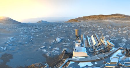 5 tysięcy soli Curiosity na Marsie. NASA publikuje niezwykłą "pocztówkę"