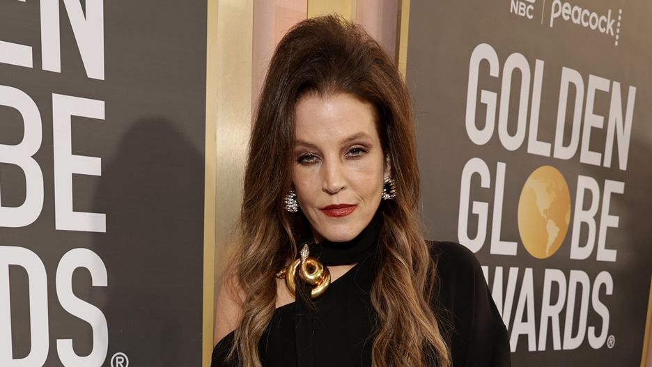 NBC's 80th Annual Golden Globe Awards - Red CarpetBEVERLY HILLS, CALIFORNIA - JANUARY 10: 80th Annual GOLDEN GLOBE AWARDS -- Pictured: Lisa Marie Presley arrives at the 80th Annual Golden Globe Awards held at the Beverly Hilton Hotel on January 10, 2023 in Beverly Hills, California. --  (Photo by Todd Williamson/NBC/NBC via Getty Images)Todd Williamson/NBCnup_200218, awards show, air date 01102023, 2020s, season 80, outdoor, bestof, topix