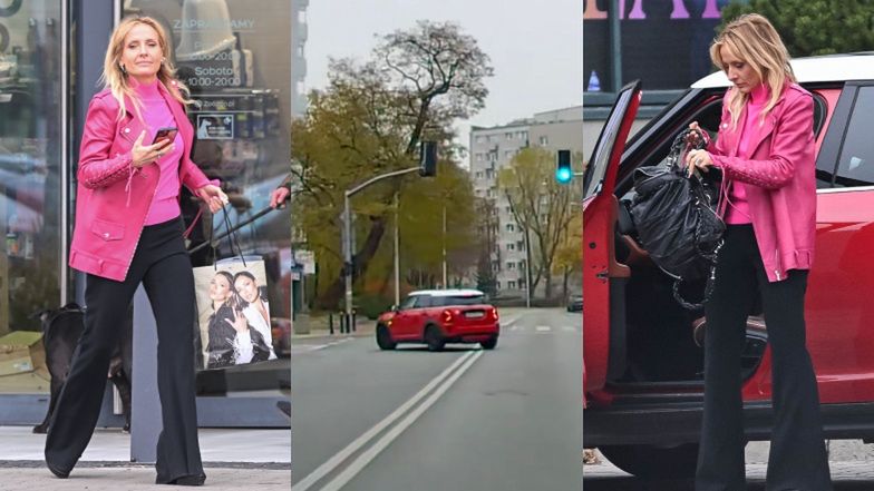 Patrycja Markowska łamie przepisy ruchu drogowego