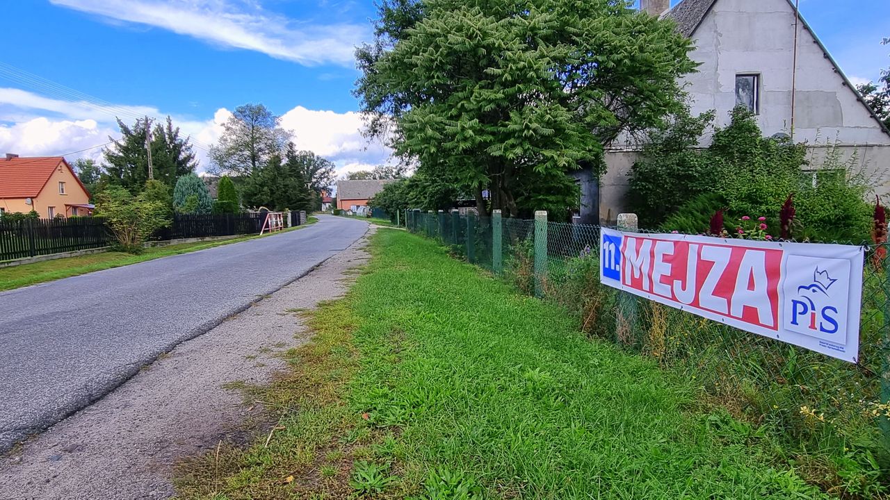 Banery wyborcze Łukasza Mejzy w województwie lubuskim