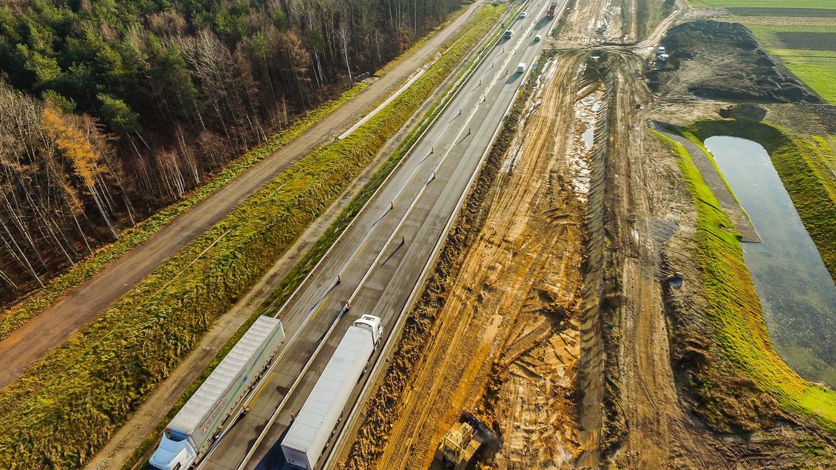 Budowa autostrady A1 Radomsko-granica woj. łódzkiego i śląskiego, stan po 28 miesiącach