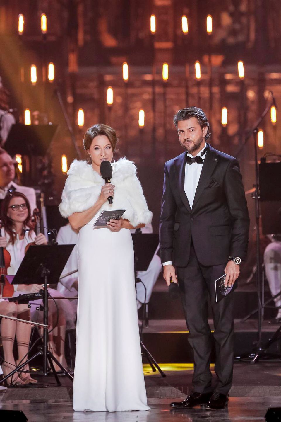 Olivier Janiak i Ewa Drzyzga - Kolędowanie z TVN 2017, kościół Bożego Ciała w Krakowie
