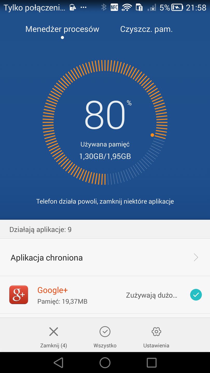 Huawei Ascend Mate 7: interfejs EMUI 11