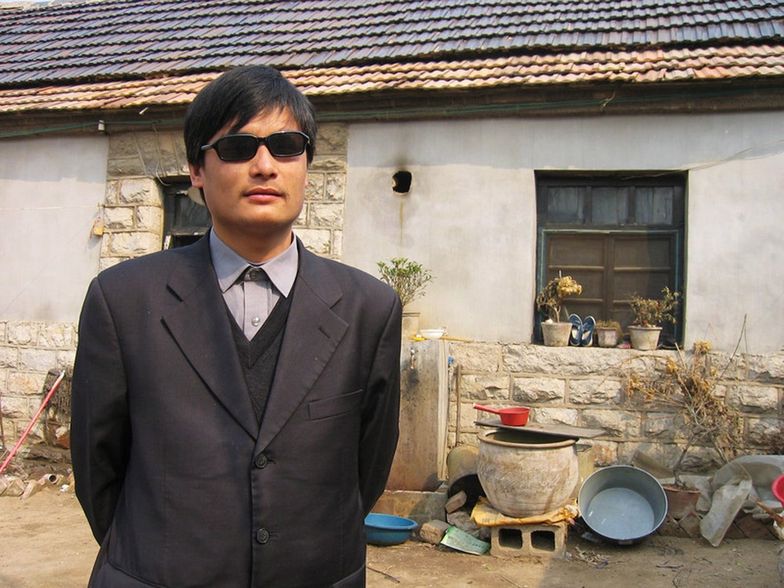 Niewidomy chiński dysydent obawia się o swoje życie