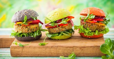 Burgery lub klops wegetariański