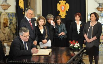 Bronisław Komorowski w Portugalii. "Mamy wspólne interesy"