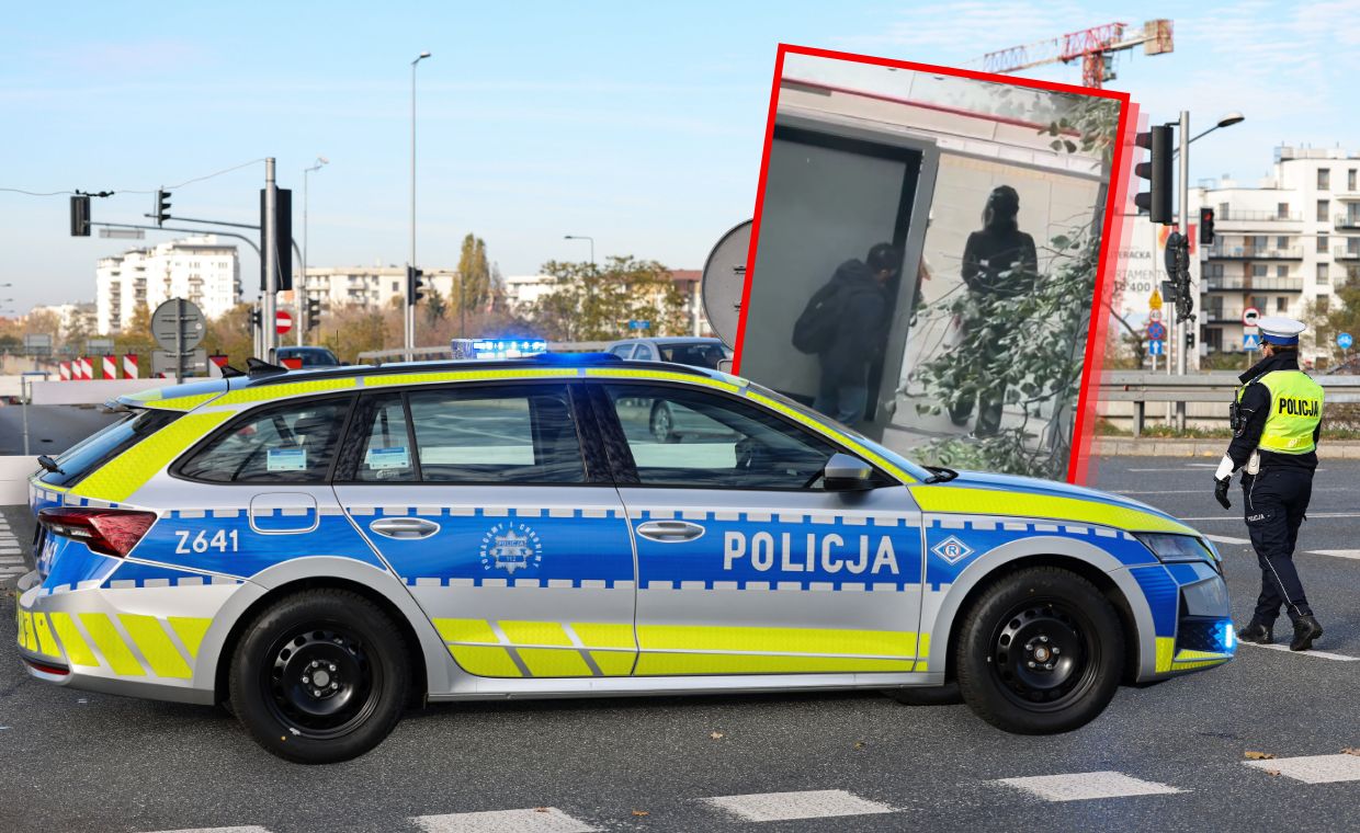 Skandal na warszawskim przystanku: Obcokrajowiec obnaża się i zaczepia dziewczynki – MSWiA szuka sprawcy