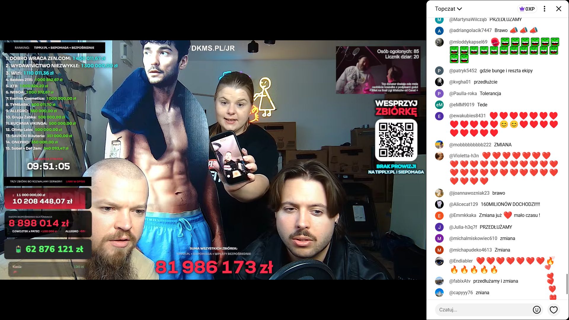 Charytatywny stream Łatwoganga