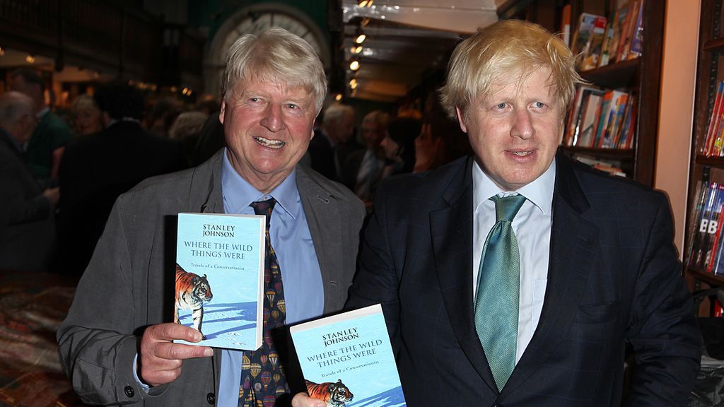 Boris Johnson i jego ojciec Stanley