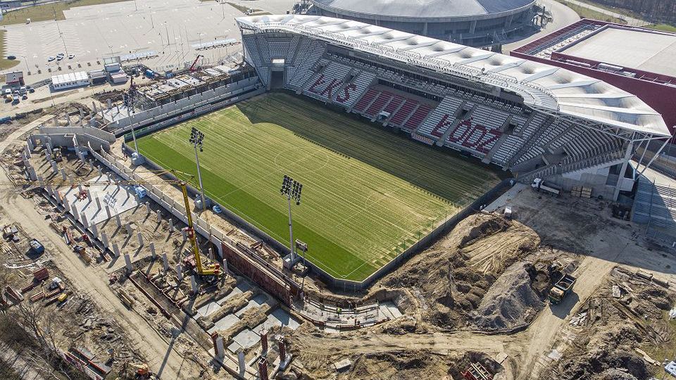 Budowa stadionu ŁKS-u Łódź