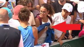 Dała kibicom ręcznik i się zaczęło. Przykre obrazki w Rolandzie Garrosie