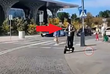 "Co ty robisz gościu?" Nagranie z Lublina. Nawet nie spojrzał