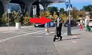 "Co ty robisz gościu?" Nagranie z Lublina. Nawet nie spojrzał