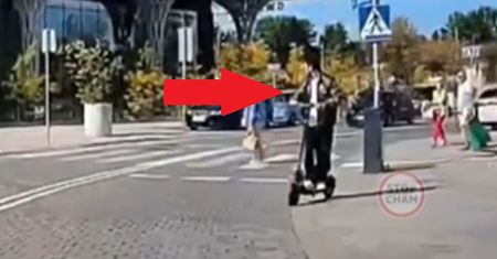 "Co ty robisz gościu?" Nagranie z Lublina. Nawet nie spojrzał