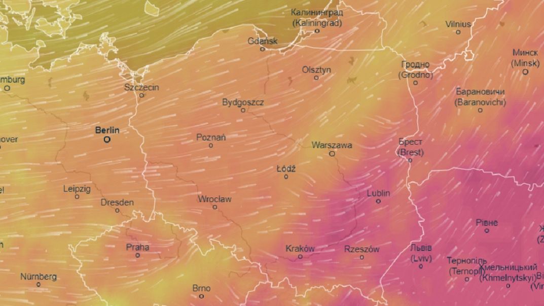 Pogoda na poniedziałek 6 lipca