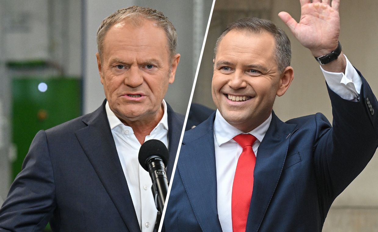 Współpraca z "diabłem". Reakcja Tuska na słowa Nawrockiego