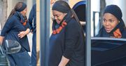 50-letnia ciężarna Janet Jackson wychodzi od lekarza w Londynie (ZDJĘCIA)