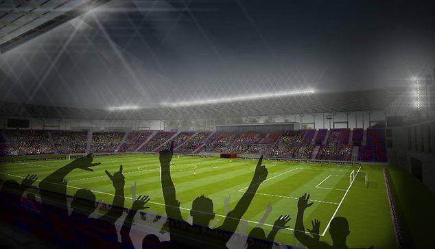 Wizualizacja wnętrza stadionu po modernizacji (ppip.pl)