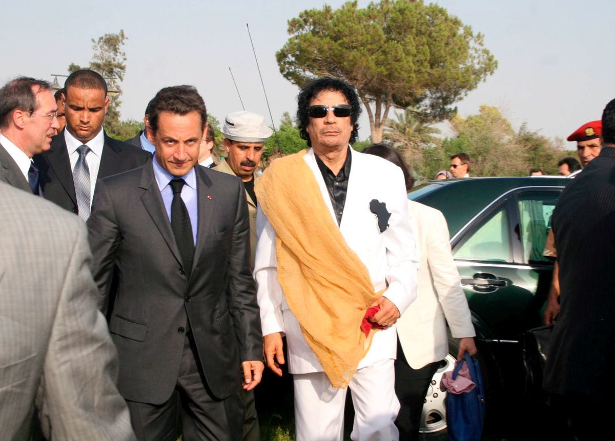 Policja zatrzymała byłego prezydenta Francji. Sarkozy miał przyjąć miliony od Kadafiego