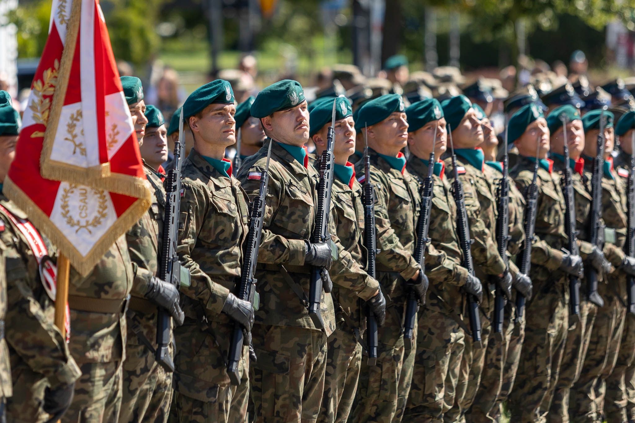 Obchody Święta Wojska Polskiego w Toruniu.
