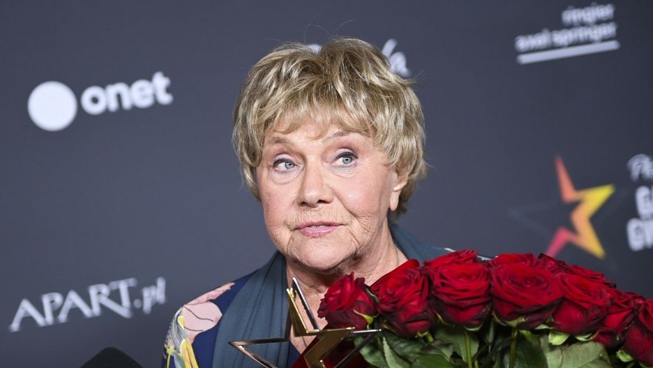 Teresa Lipowska na gali Plejady