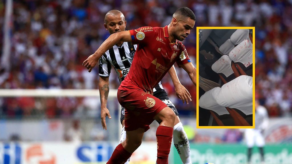 Getty Images /  Buda Mendes / Na zdjęciu: Rai, w ramce zdjęcie z autokaru Bahii po wybuchu