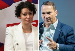 Sikorski wysłał prywatną wiadomość. Posłanka Lewicy ją upubliczniła
