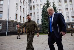 Boris Johnson w Kijowie. Wideo hitem w sieci. "Jeden z najwspanialszych filmów"