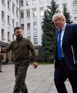 Boris Johnson w Kijowie. Wideo hitem w sieci. "Jeden z najwspanialszych filmów"