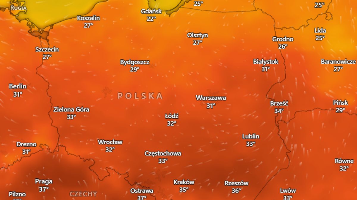 Powrót tropikalnych upałów