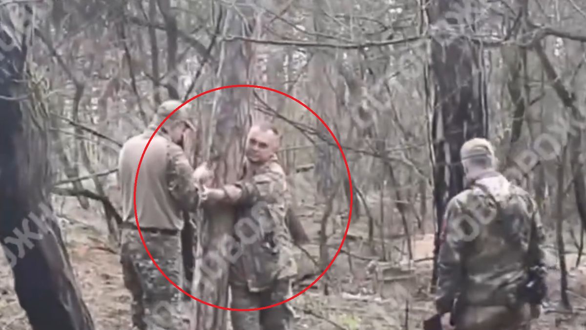 Rosjanin został przywiązany do drzewa przez swoich ludzi