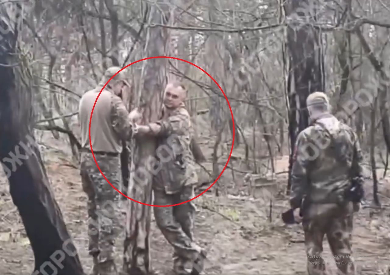 Brutality exposed: Russian soldier tied to tree over equipment complaint