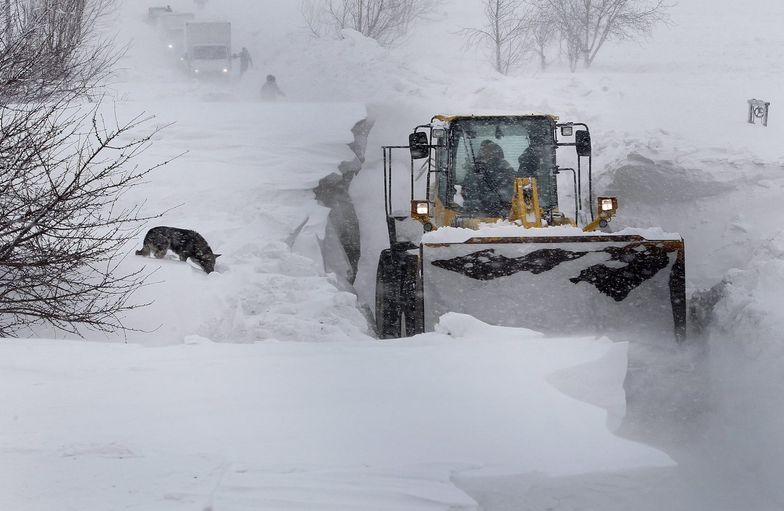 Atak zimy - opady śniegu sparaliżowały Czechy i Słowację