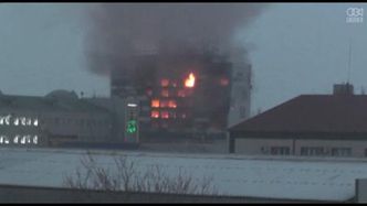 Płoną budynki po wymianie ognia w Czeczenii