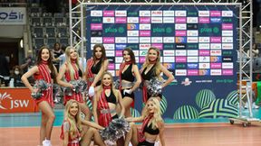 Liga Mistrzów: Cheerleaders ERGO Śląsk podczas meczu Jastrzębski Węgiel - VfB Friedrichshafen (galeria) 
