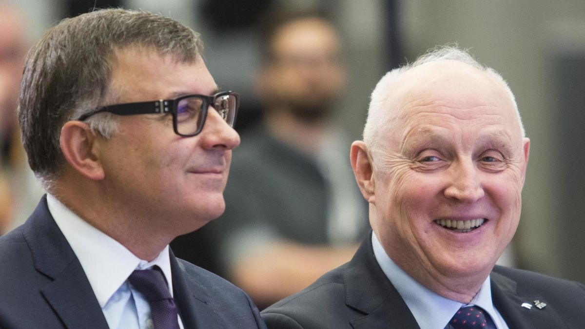 PKO BP zarządzany przez prezesa Zbigniewa Jagiełłę (z lewej), zdystansował na giełdzie PKN Orlen Wojciecha Jasińskiego (z prawej)